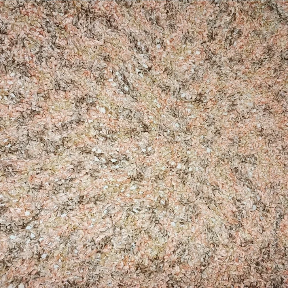 Chenille Handmade Baby Blanket Pink/Brown 30